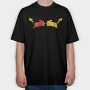 Electric Flash Pikachu, Tricou Oversize Barbati (Unisex)