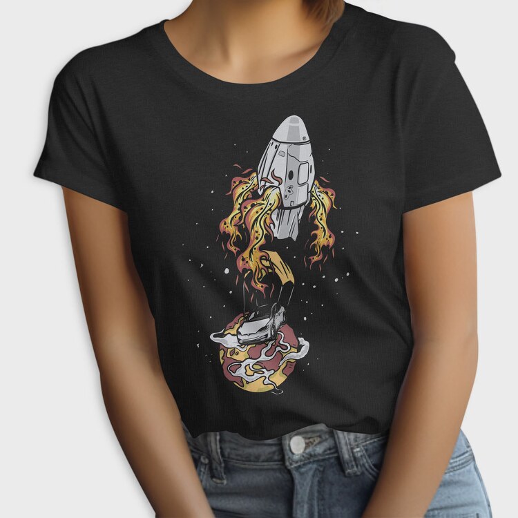 Space Rocket Car, Tricou Femei