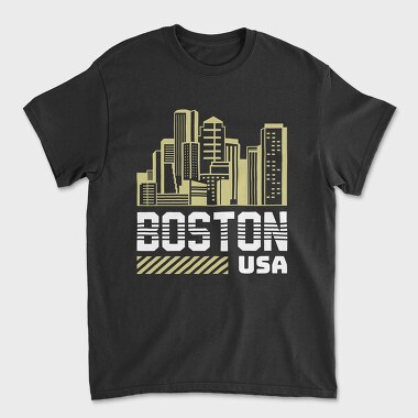 Boston, Tricou Barbati (Unisex)