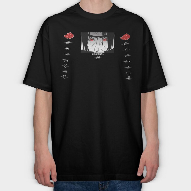 Red Eyes Akatsuki, Tricou Oversize Barbati (Unisex)
