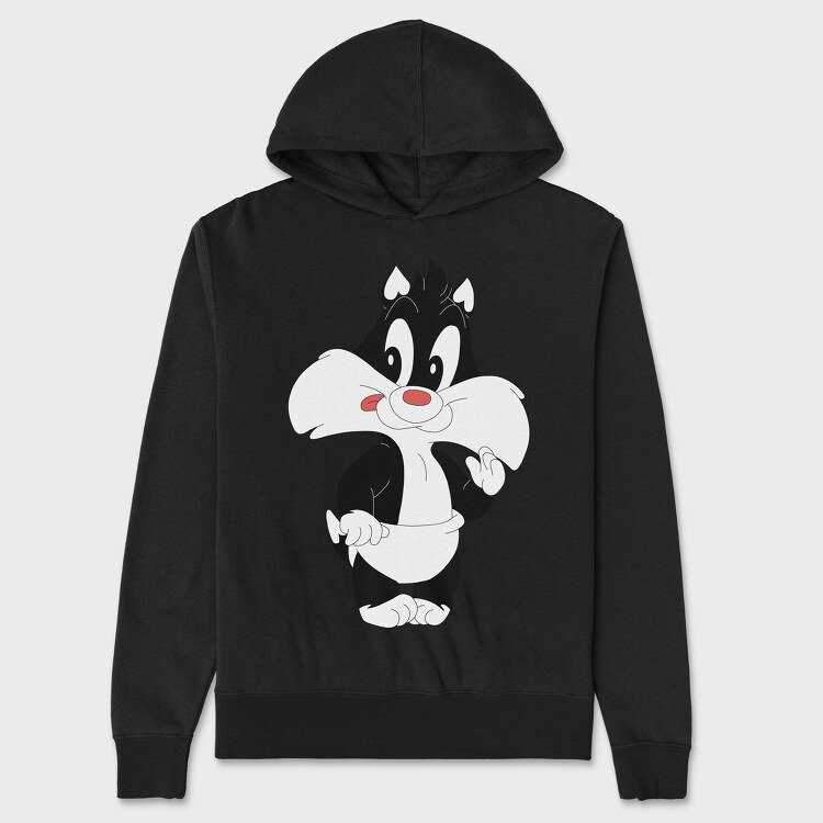 Hanorac Barbati (Unisex), Cartoon Retro Looney Tunes Tiny 3