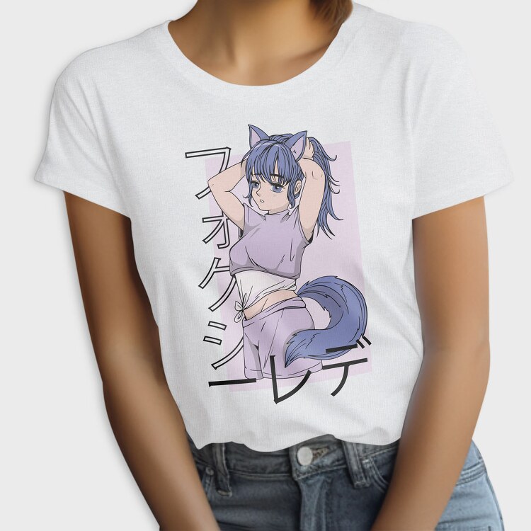 Cat Girl Tail, Tricou Femei