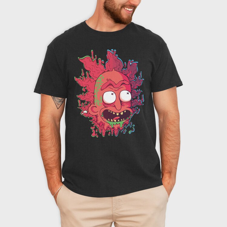 Zombie Spit Rage, Tricou Barbati (Unisex)