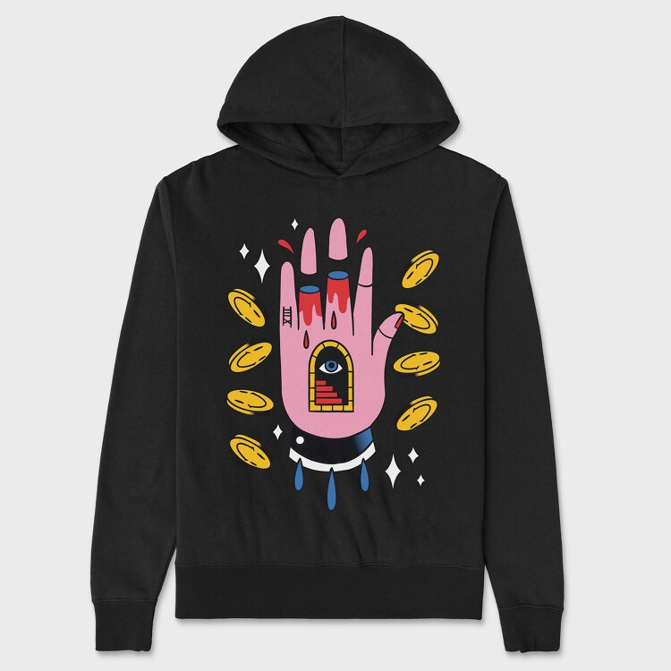 Bad Hand, Hanorac Oversize Barbati (Unisex)
