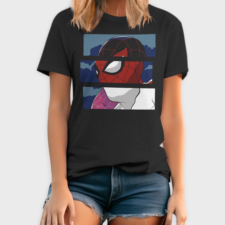 Spiderman Web Night, Tricou Barbati (Unisex)