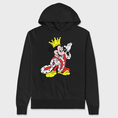 Cartoon Retro Mickey Mouse 3, Hanorac Oversize Barbati (Unisex)