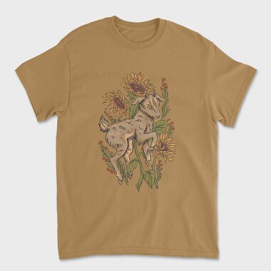 Baby Goat Sunflowers, Tricou Barbati (Unisex)