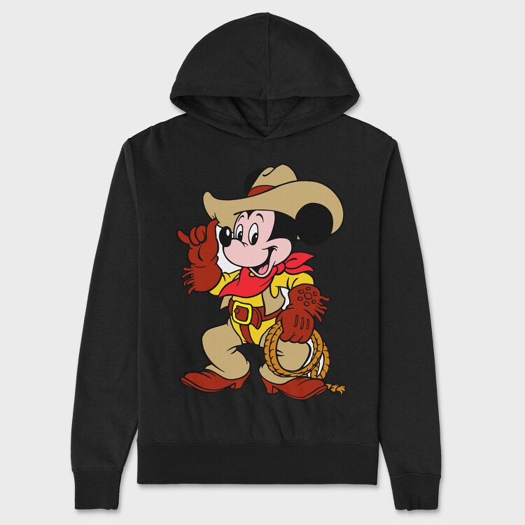 Hanorac Barbati (Unisex), Cartoon Retro Mickey Mouse 4