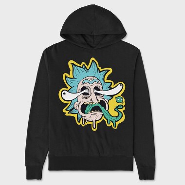 Rick and Morty 24, Hanorac Oversize Barbati (Unisex)