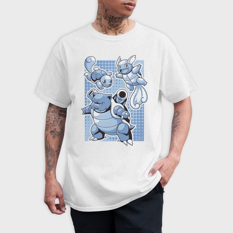 Squirtle Splash, Tricou Barbati (Unisex)