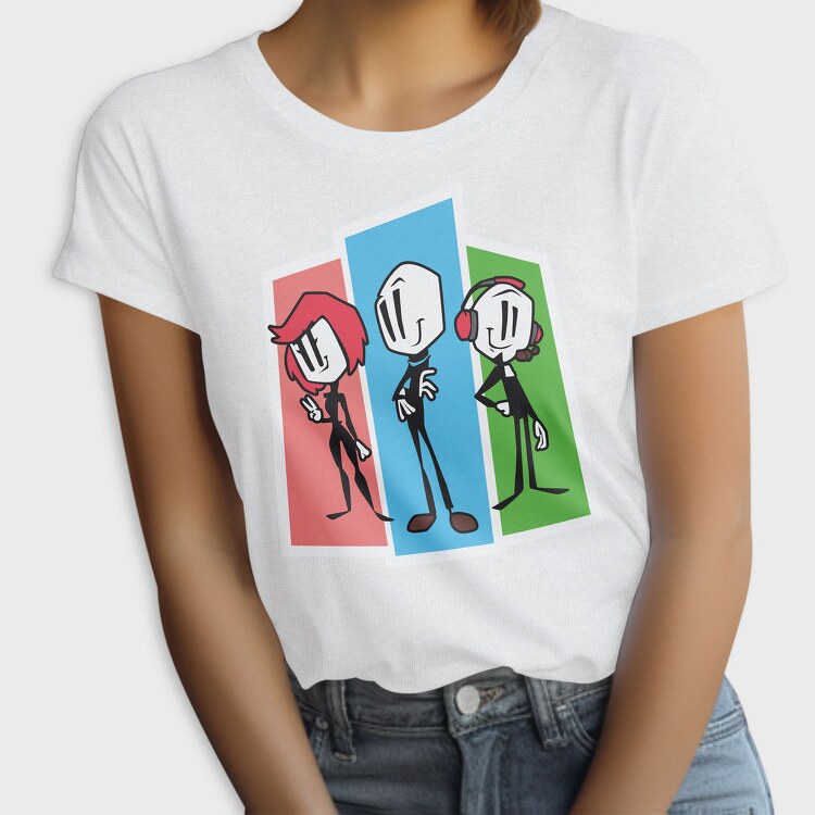 Stick Figure Trio, Tricou Femei