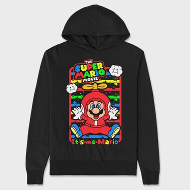 Super Mario Movie 1, Hanorac Oversize Barbati (Unisex)
