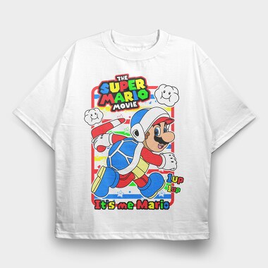 Super Mario Turtle, Tricou Oversize Barbati (Unisex)