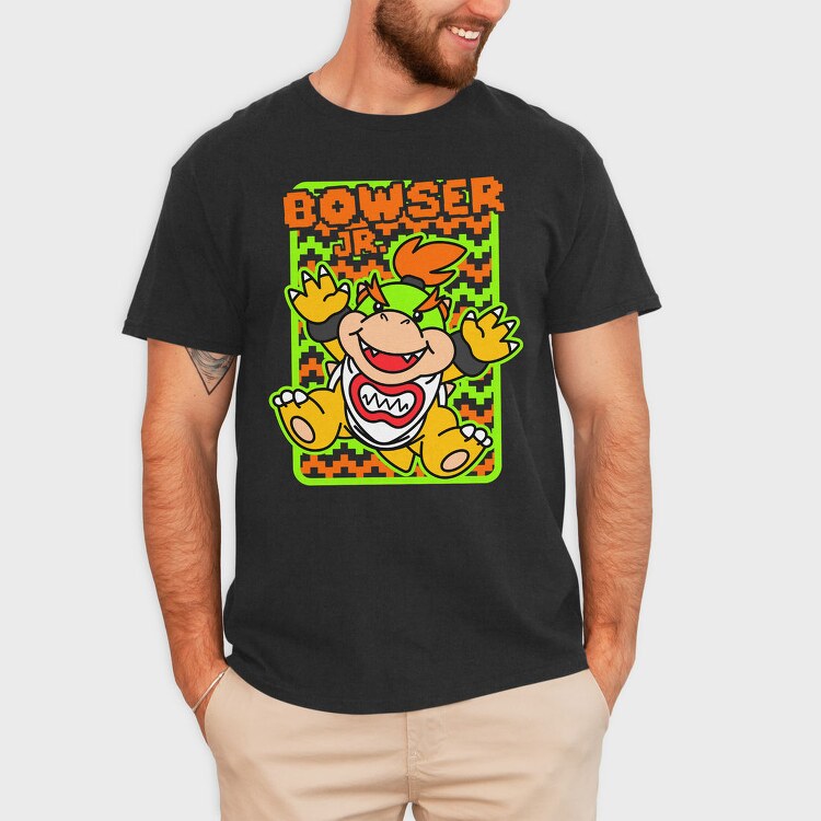 Bowser Jr Bash, Tricou Barbati (Unisex)