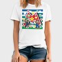 Mario Mushroom Star, Tricou Barbati (Unisex)