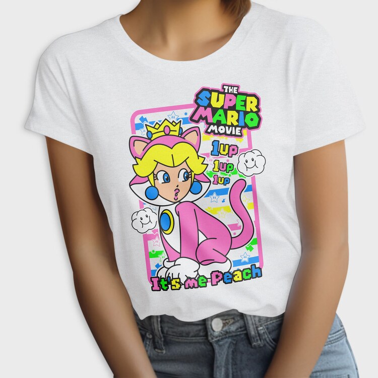 Princess Peach 1up Movie, Tricou Femei