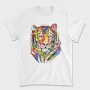 Colorful Tiger, Tricou Barbati (Unisex)