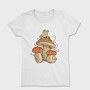 Cottagecore Mushroom Frog, Tricou Femei