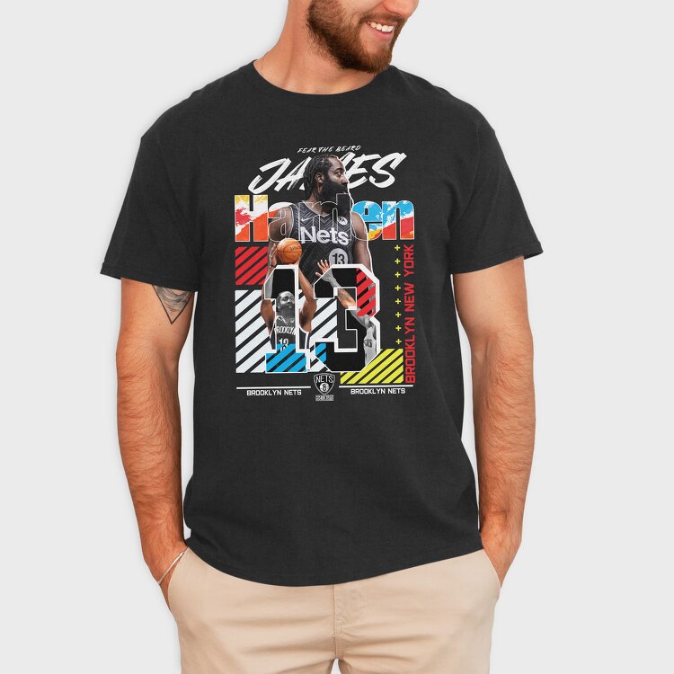 James Harden Nets Design, Tricou Barbati (Unisex)