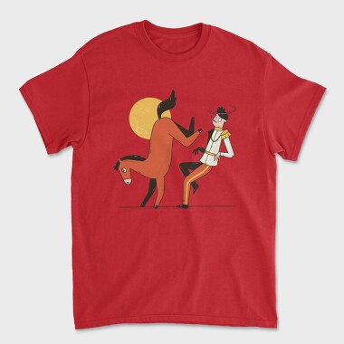 Tricou Barbati (Unisex), Horse Kicking Prince