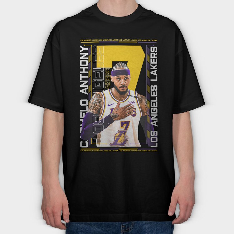 Carmelo Edited, Tricou Oversize Barbati (Unisex)