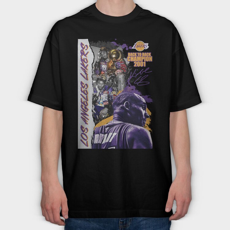 Kobe 2001 Champion, Tricou Oversize Barbati (Unisex)