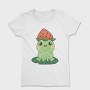 Frog Cute Strawberry, Tricou Femei