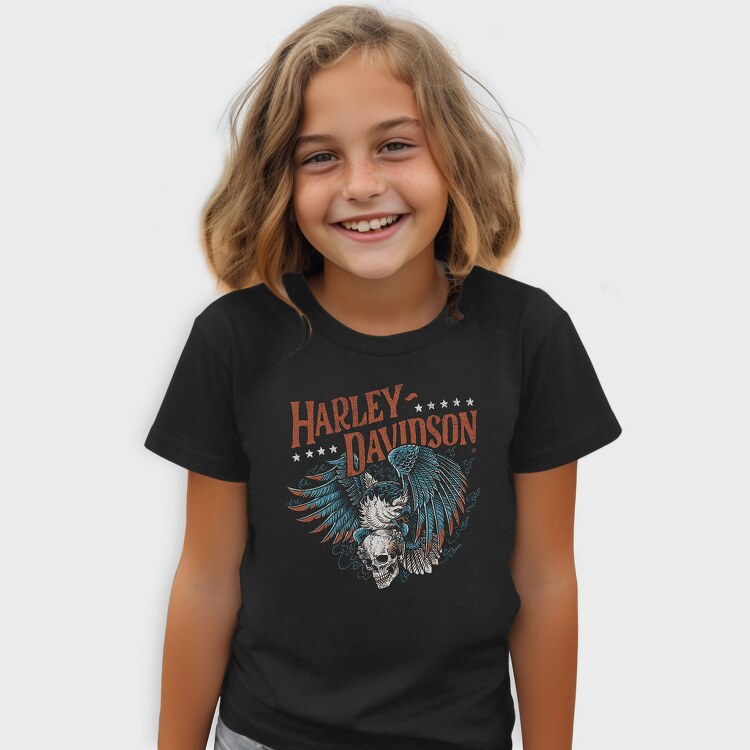 Harley Davidson Indian Eagle, Tricou Copii