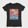 Japanese Vaporwave Big Wave, Tricou Femei