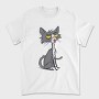Skinny Funny Cat, Tricou Barbati (Unisex)