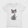 Skinny Funny Cat, Tricou Femei