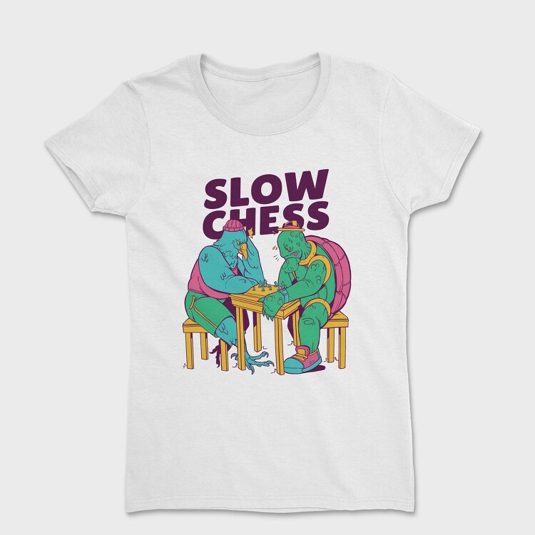Slow Chess Turtle, Tricou Femei