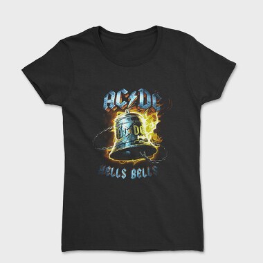 Acdc Bell Flames Eyes, Tricou Femei
