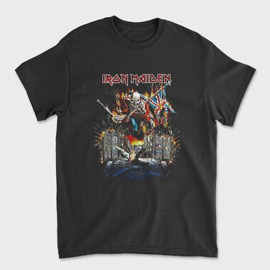 Iron Maiden British Fire, Tricou Barbati (Unisex)