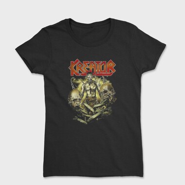 Kreator Skull Flames Eyes 2, Tricou Femei