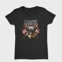 Lynnyrd Skynyrd Flames Flag Skull, Tricou Femei
