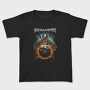 Megadeth Skull Planet Flames, Tricou Copii