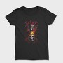 Slayer Skull Flames Crosses, Tricou Femei