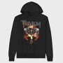 Trivium Skeleton Wings Flames 2, Hanorac Oversize Barbati (Unisex)