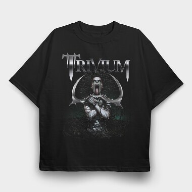 Trivium Skull Swords 3, Tricou Oversize Barbati (Unisex)