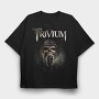 Trivium Skull Swords, Tricou Oversize Barbati (Unisex)