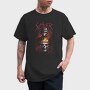 Slayer Skull Flames Crosses, Tricou Barbati (Unisex)