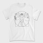 Vitruvian Man Video Games, Tricou Barbati (Unisex)