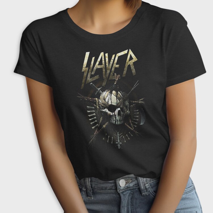 Slayer Skull Swords, Tricou Femei