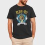 Bunny Eyes Flames 182 Funny Sarcastic, Tricou Barbati (Unisex)