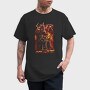 Slayer Skull Flames Crosses 2, Tricou Barbati (Unisex)