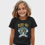 Bunny Eyes Flames 182 Funny Sarcastic, Tricou Copii