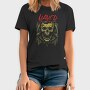 Slayer Skull Flames Crosses 3, Tricou Barbati (Unisex)