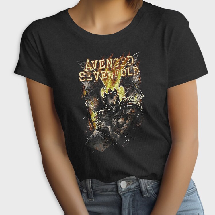 Avenged Sevenfold Flames Flower, Tricou Femei