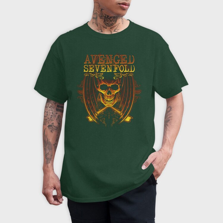 Avenged Sevenfold Skull, Tricou Barbati (Unisex)